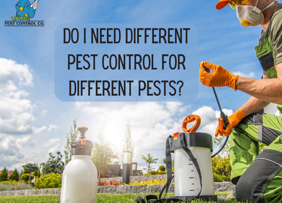 Do I Need Different Pest Control for Different Pests?