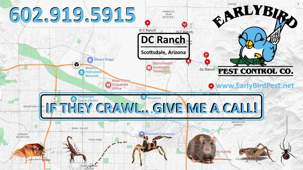 Map of DC Ranch in North Scottsdale, Arizona