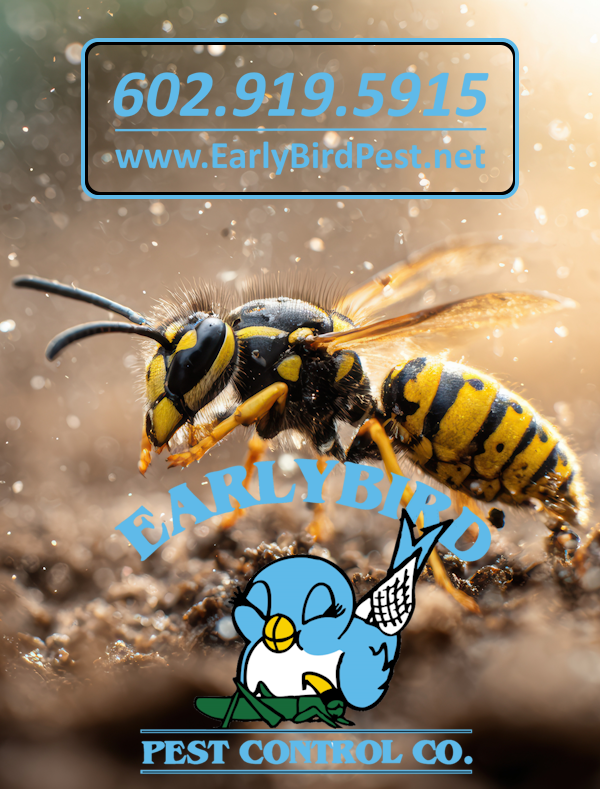 Early Bird Pest Control Goodyear, Arizona Wasp and Hornet Pest Control, and Hive Removal 